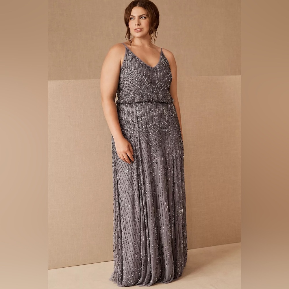 BHLDN Fidelia Beaded Gown 18W